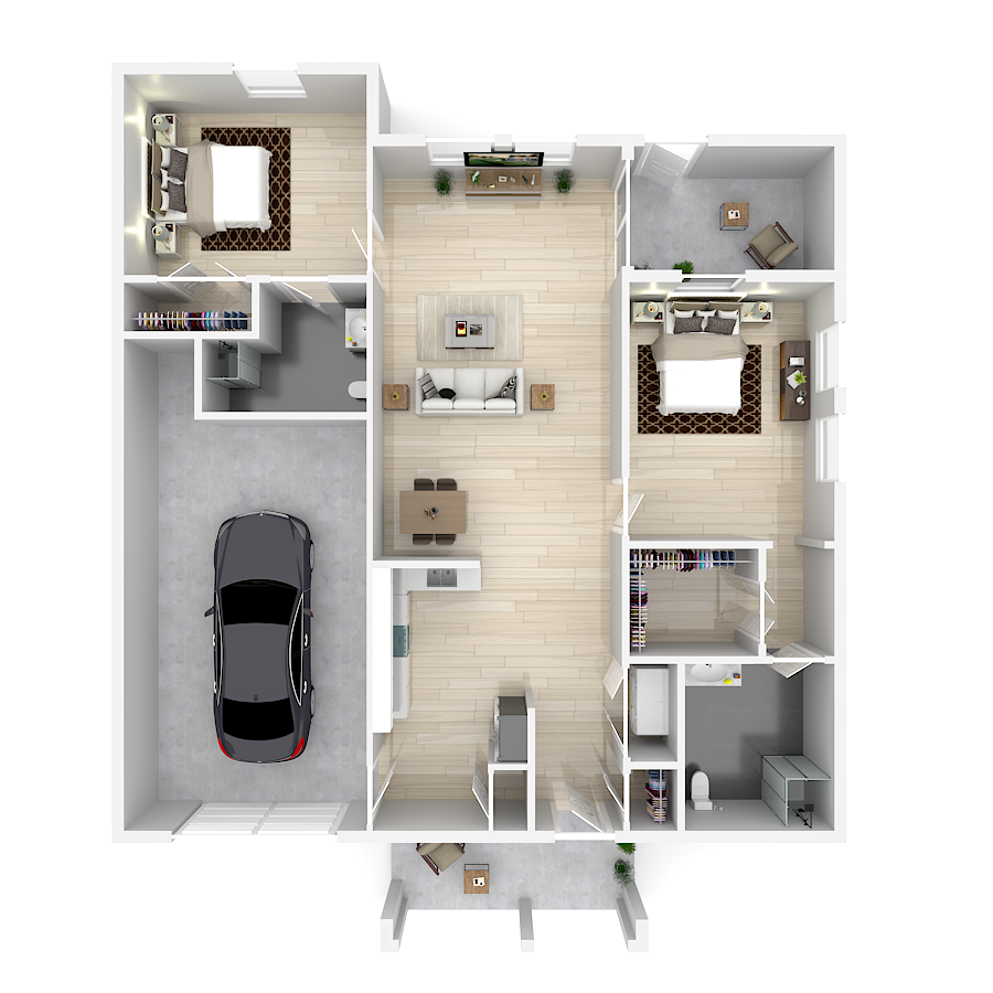 Floor Plan: Villas